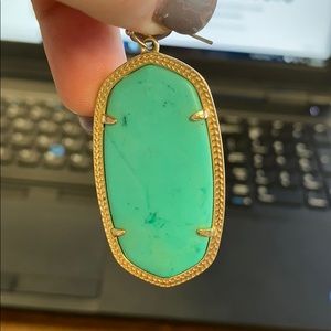Kendra Scott Danielle Green Teal Statement